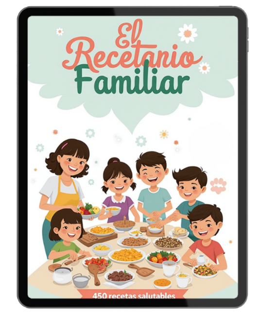 Recetario Familiar Saludable: Para niños de 1 a 15 años.