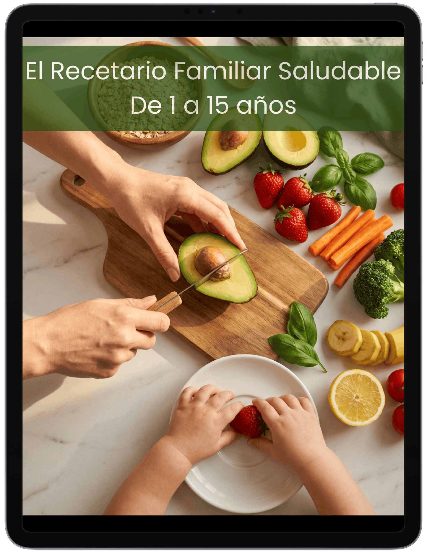 Recetario Familiar Saludable: Para niños de 1 a 15 años.